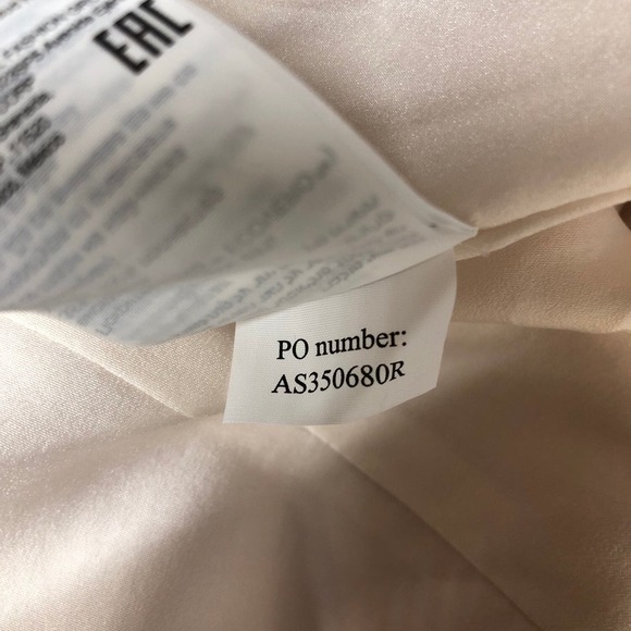 AllSaints Melody Marea Dress Silk Blend Rainbow Pink Midi NWT 4 - Picture 9 of 10